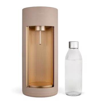   Mysoda Glassy Szódagép, Latte - 1 db 1L Palack + 1 db Co2 Patron