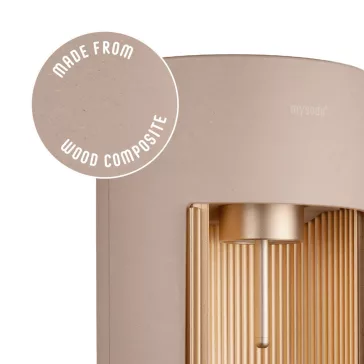   Mysoda Glassy Szódagép, Latte - 1 db 1L Palack + 1 db Co2 Patron