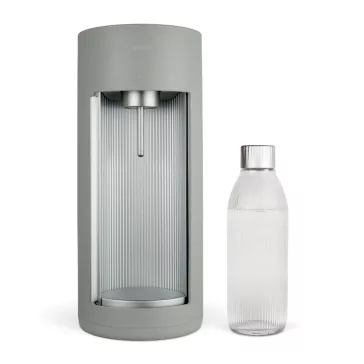   Mysoda Glassy Szódagép, Galambszürke - 1 db 1L Palack + 1 db Co2 Patron
