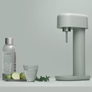   Mysoda Ruby 2 Szódagép, Galambszürke + 1 db 1L palack + Co2 patron