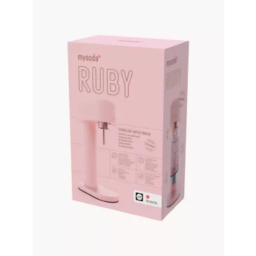   Mysoda Ruby 2 Szódagép, Rózsaszín + 1 db 1L palack + Co2 patron