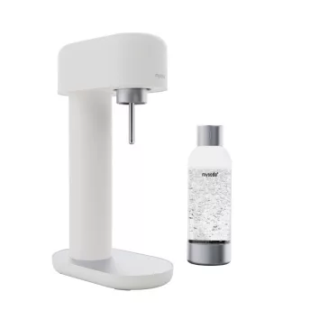   Mysoda Ruby 2 Szódagép, Fehér-Ezüst + 1 db 1L palack + Co2 patron