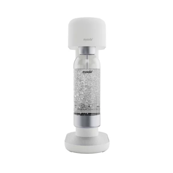 Mysoda Ruby 2 Szódagép, Fehér-Ezüst + 1 db 1L palack + Co2 patron