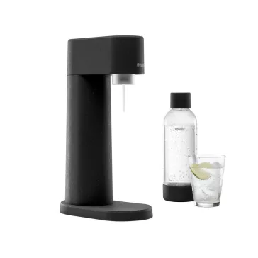 Mysoda Woody Fekete szódagép, 1L palack, Co2 patron