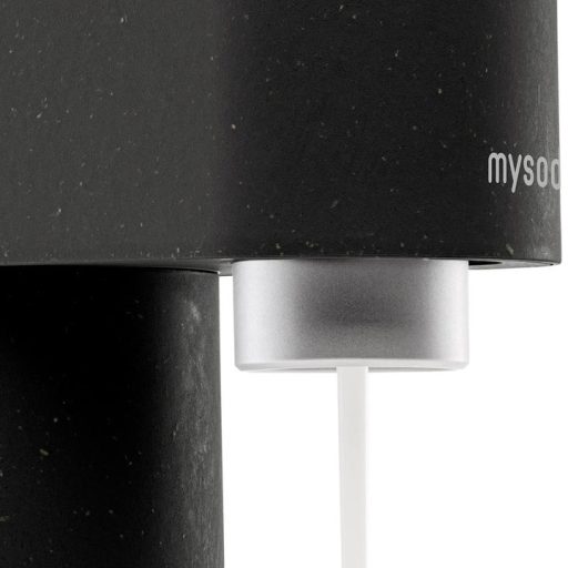 Mysoda Woody Fekete szódagép, 1L palack, Co2 patron