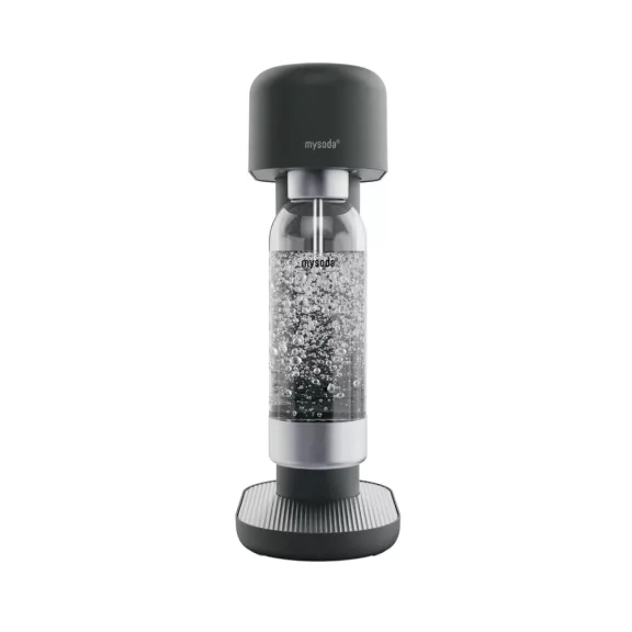 Mysoda Ruby 2 Szódagép, Fekete-Ezüst + 1 db 1L palack + Co2 patron