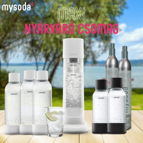 Mysoda - Nyárváró Maxi csomag - Fehér Woody szódagép